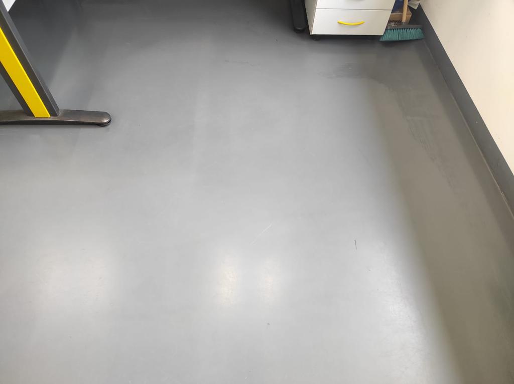 Bedrijfsvloer na revitalisatie door VBV